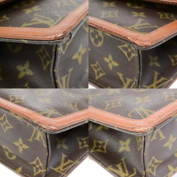 LOUIS VUITTON Pochette Dam GM Clutch Hand Bag Monogram Leather BN - Picture 7 of 15